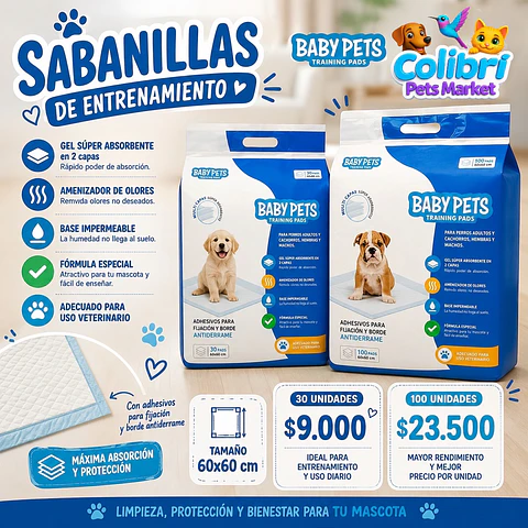 Sabanillas de entrenamiento 60x60cm