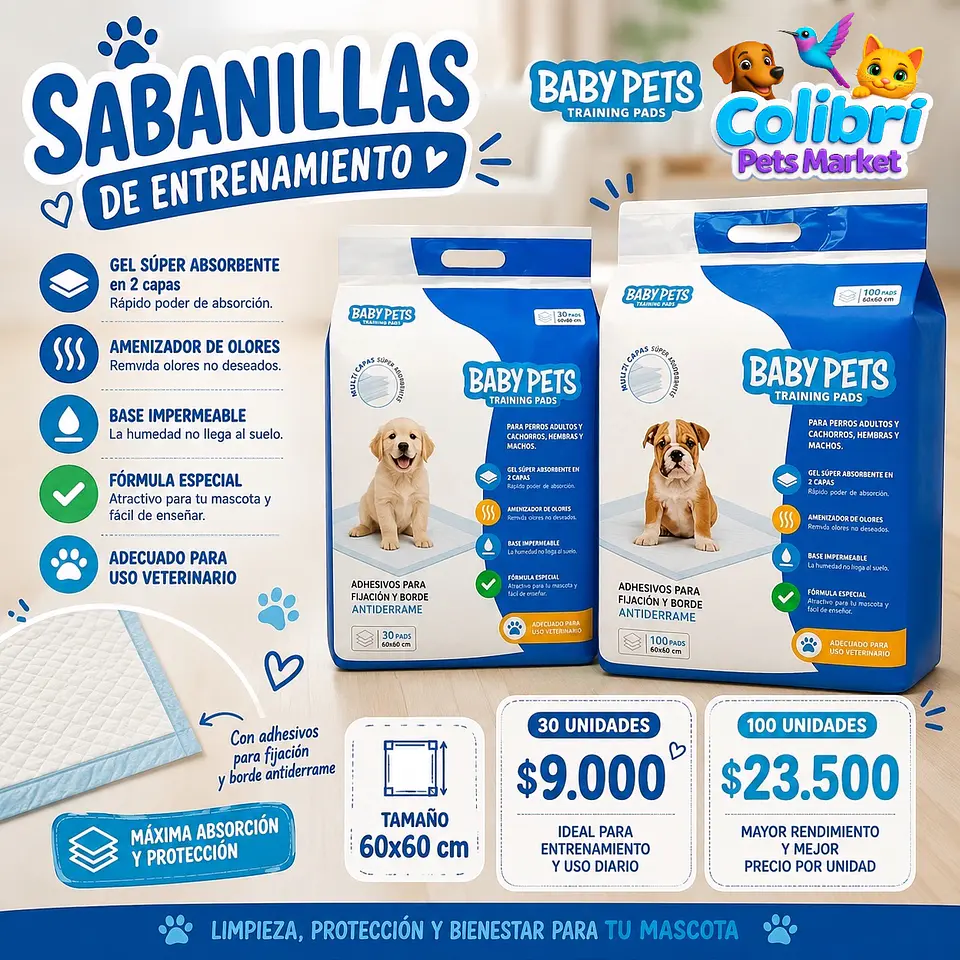Sabanillas de entrenamiento 60x60cm 1