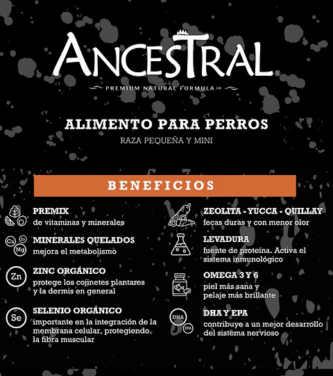 Ancestral adulto raza pequeña 10kg