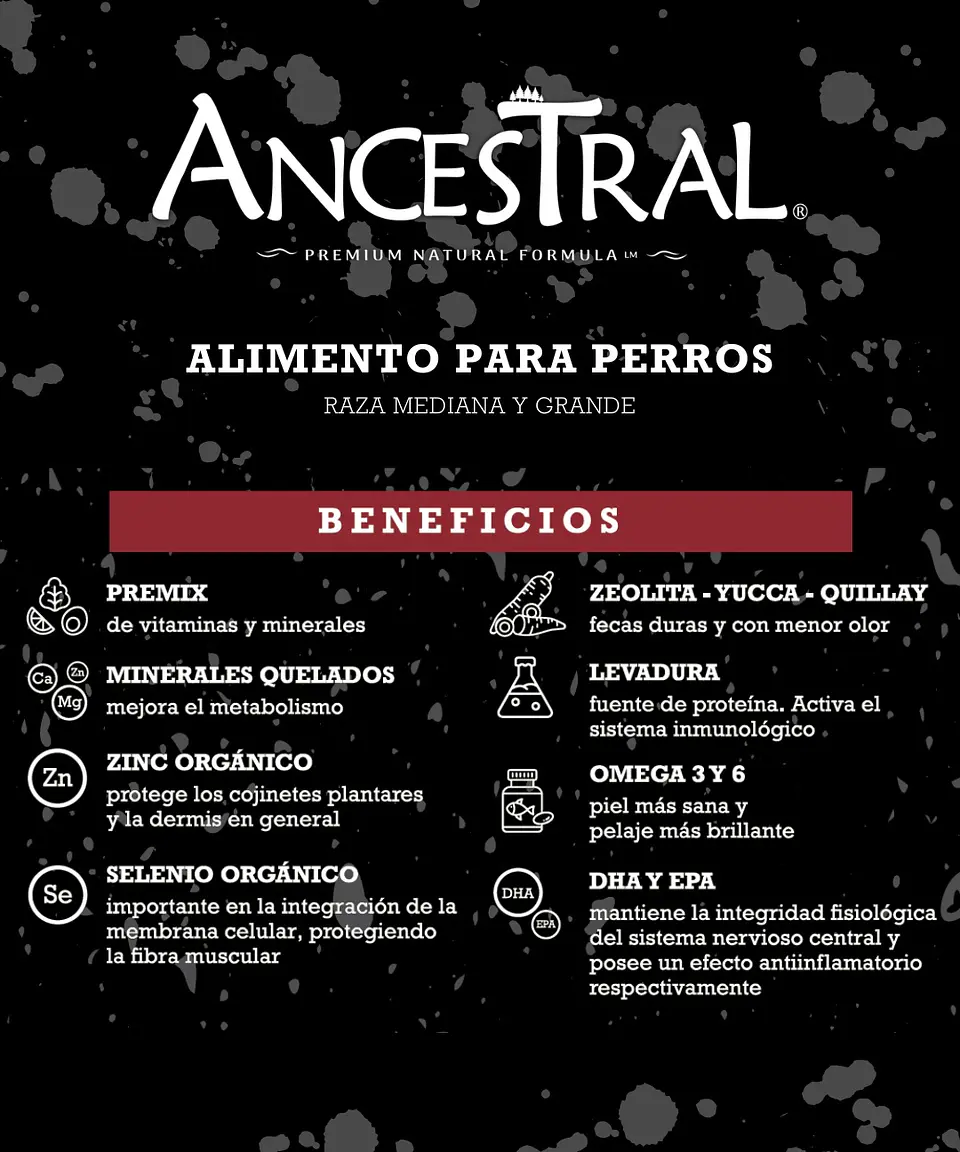 Ancestral adulto 20kg 2