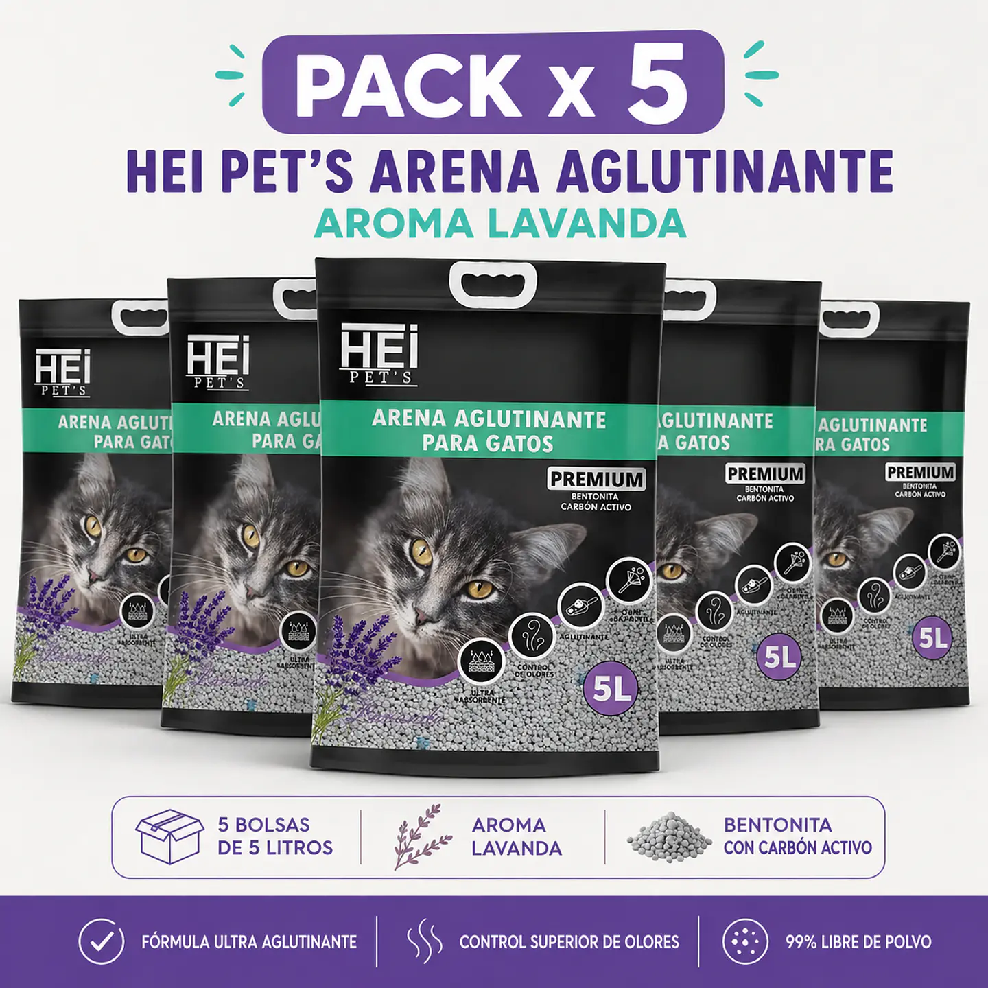 Display arena Hei 20kg (5 bolsas de 4kg) 1