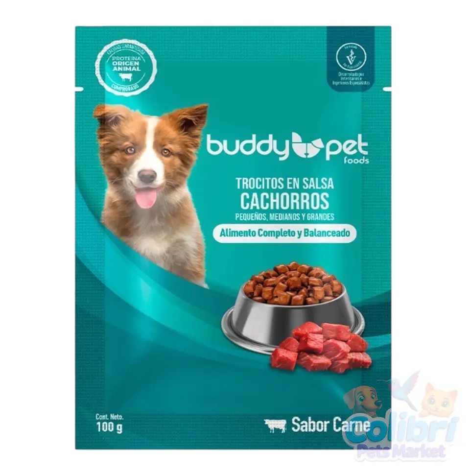 Caja 18un pouch Buddy Pet 3