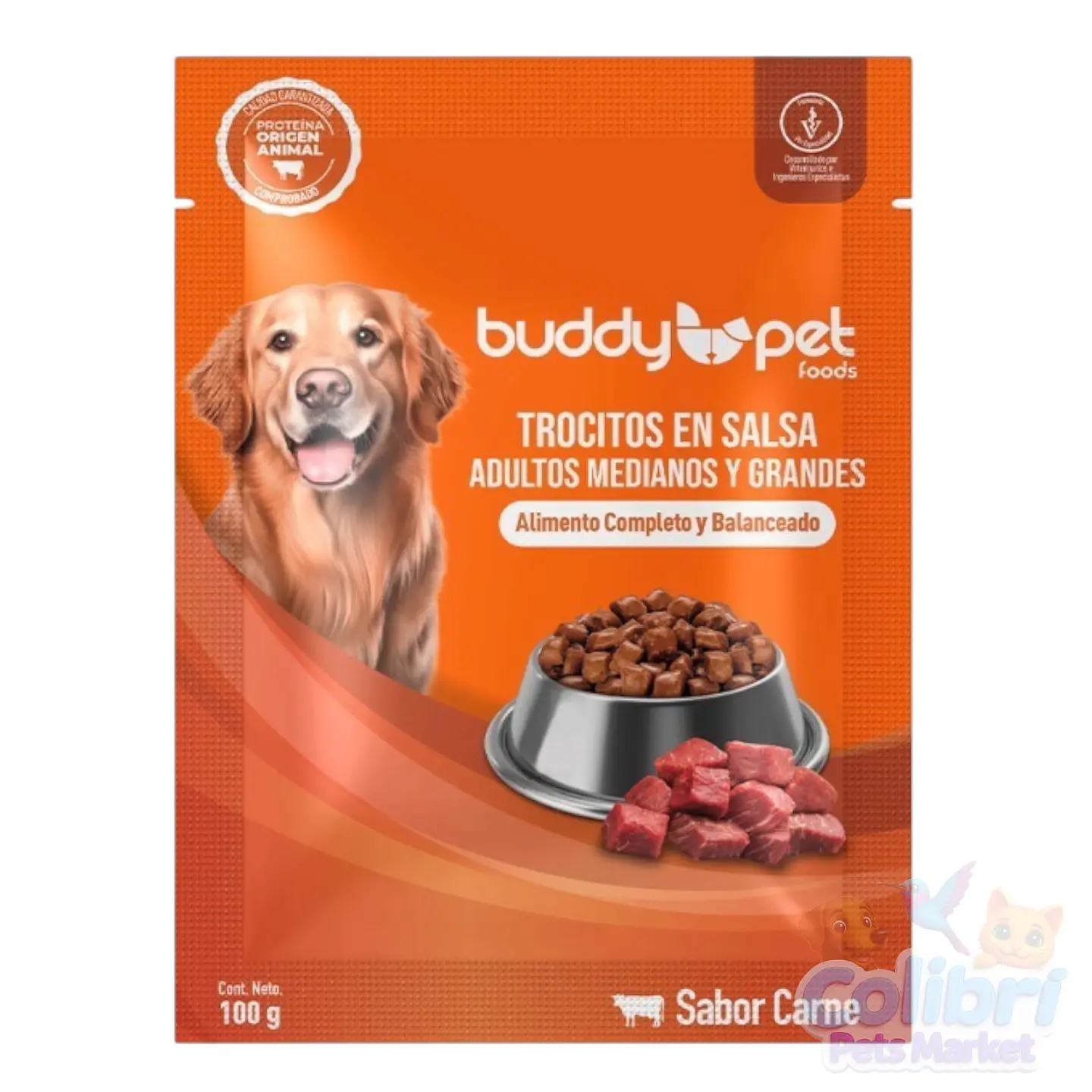Caja 18un pouch Buddy Pet 4