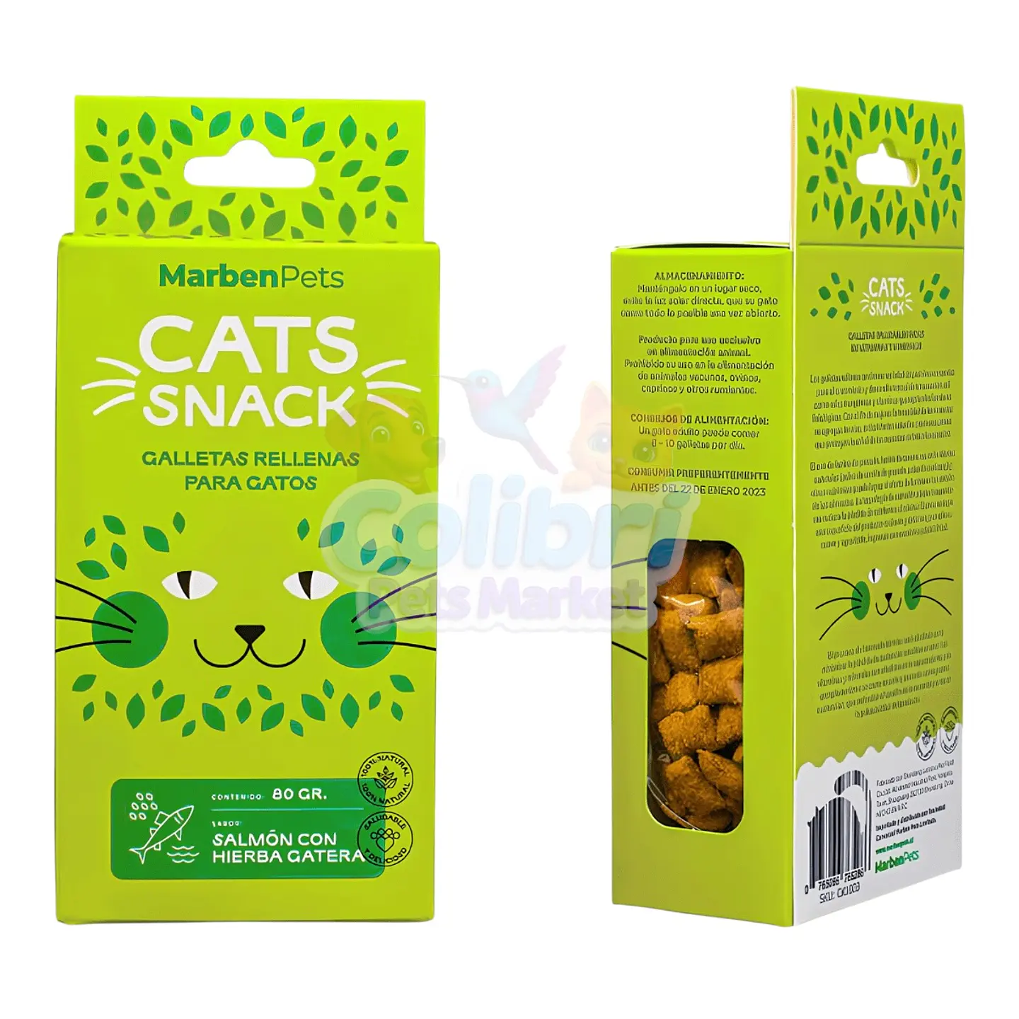 Galletas Cat Snack rellenas 85grs 3