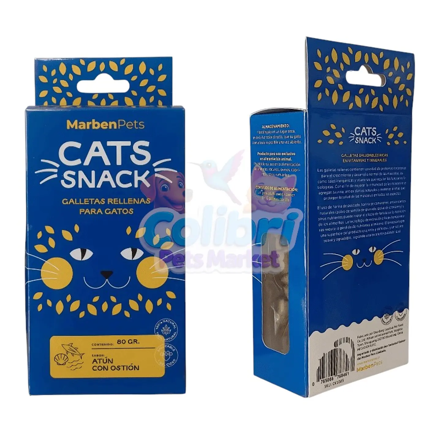 Galletas Cat Snack rellenas 85grs 5