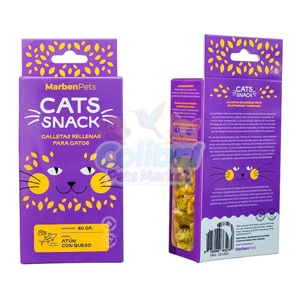 Galletas Cat Snack rellenas 85grs 9
