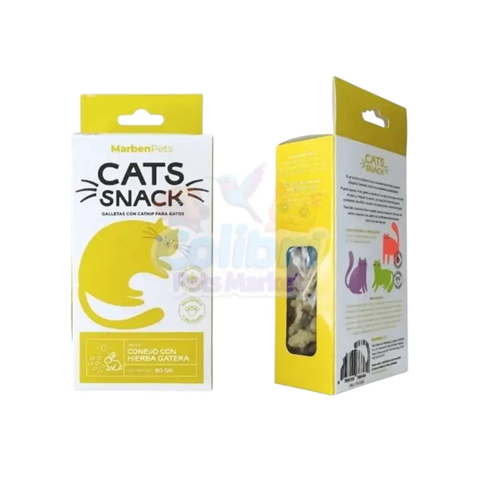 Galletas Cat Snack con hierba gatera Marben Pets 2