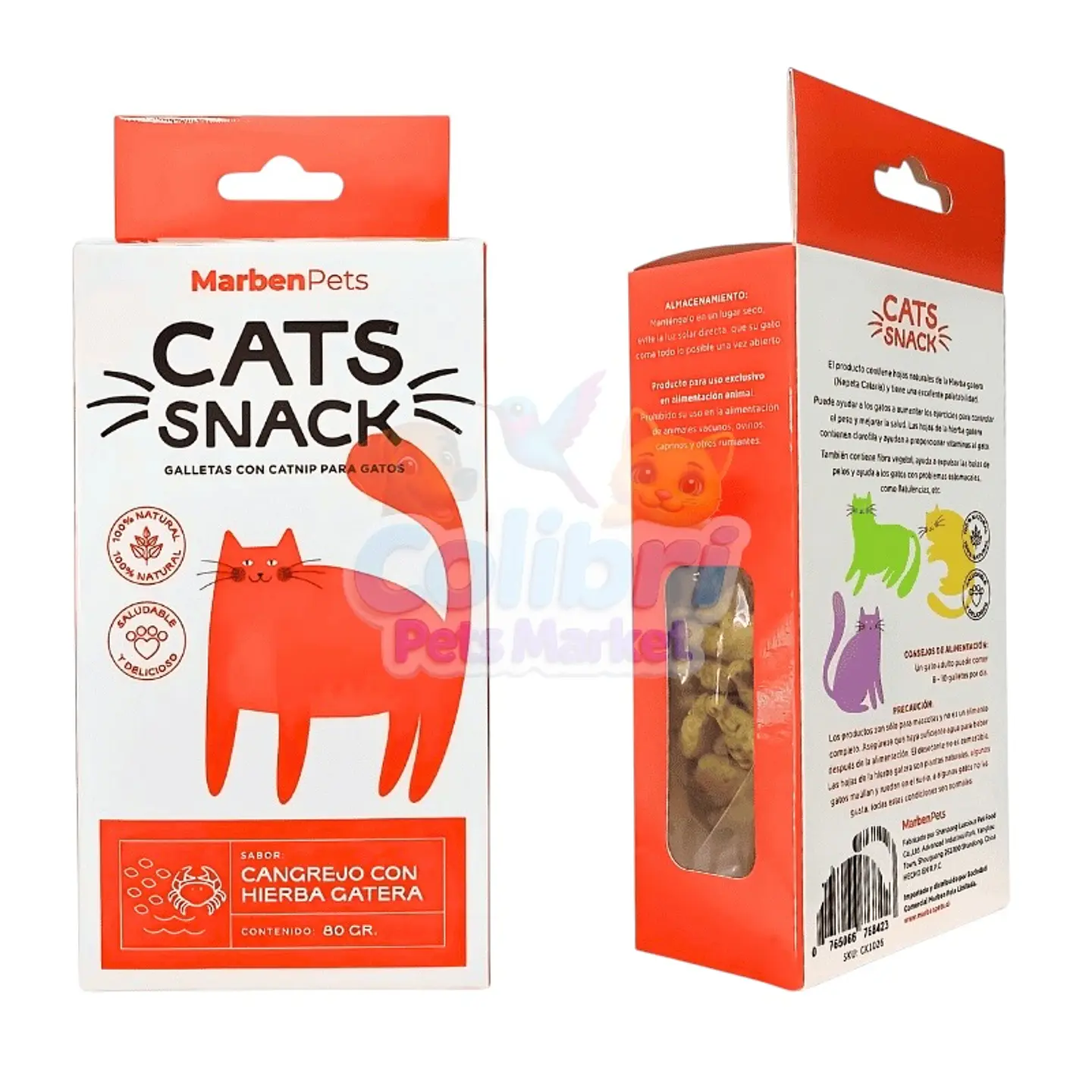 Galletas Cat Snack con hierba gatera Marben Pets 4