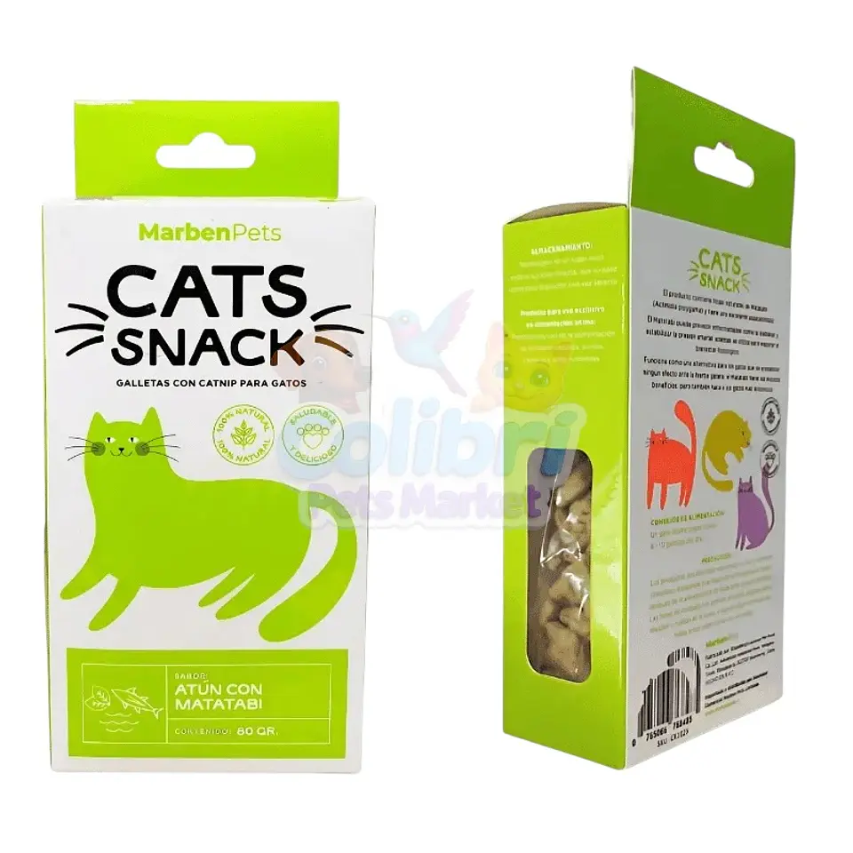 Galletas Cat Snack con hierba gatera Marben Pets 5