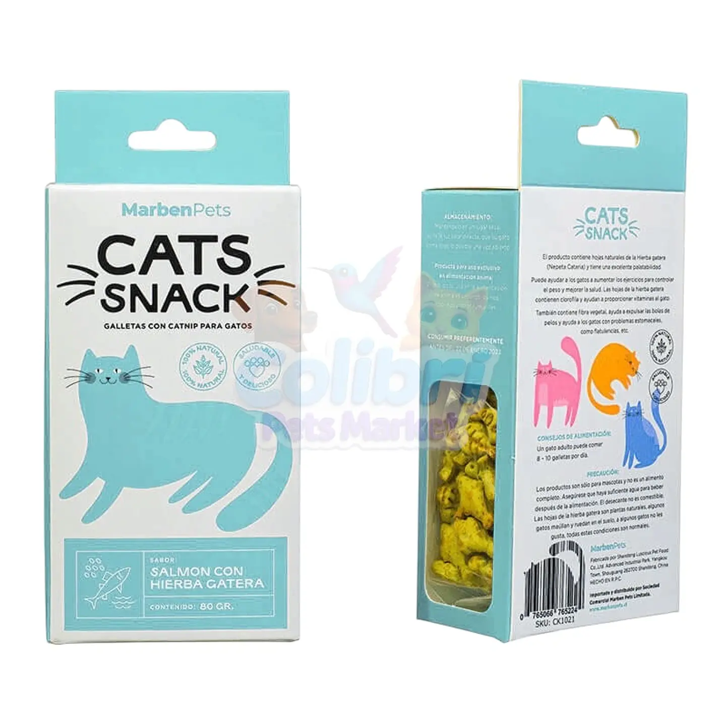 Galletas Cat Snack con hierba gatera Marben Pets 9
