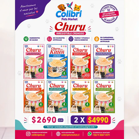 Churu 4 tubos