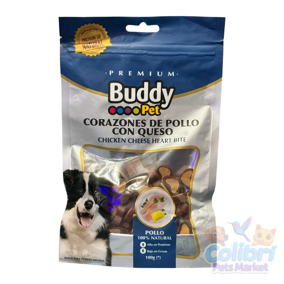 Snack pollo y queso Buddy Pets 1