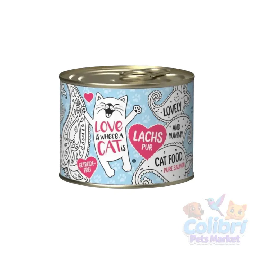 Lata alimento húmedo Love is where a Cat is  5