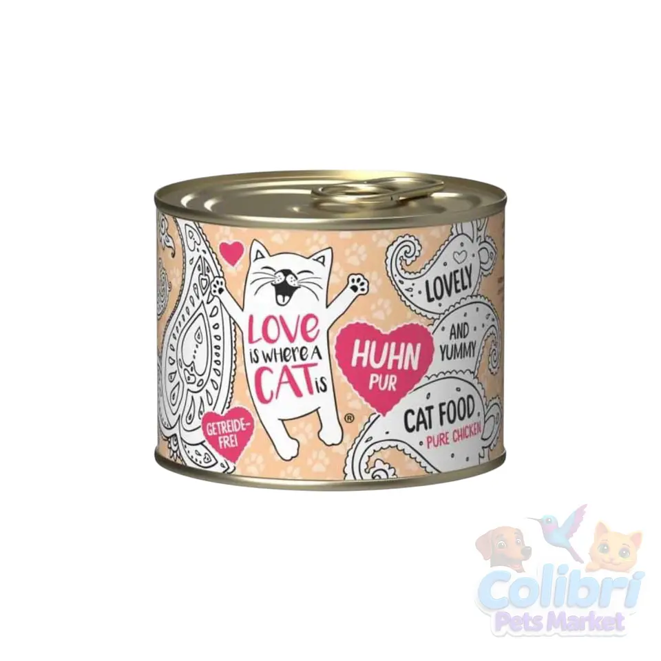 Lata alimento húmedo Love is where a Cat is  6