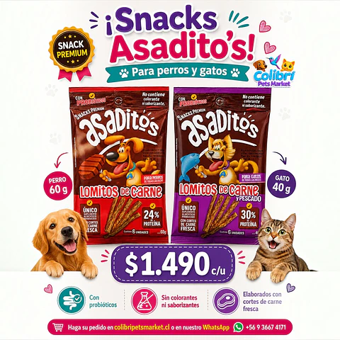 Asaditos lomito de carne 