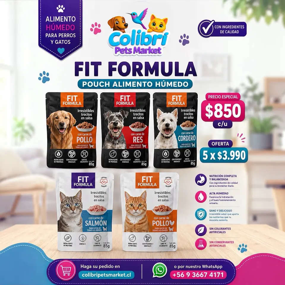 Alimento húmedo Fit Formula 85grs 1