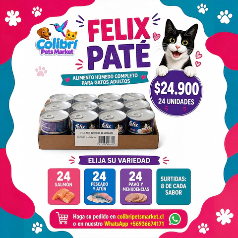 Display lata Felix 24un