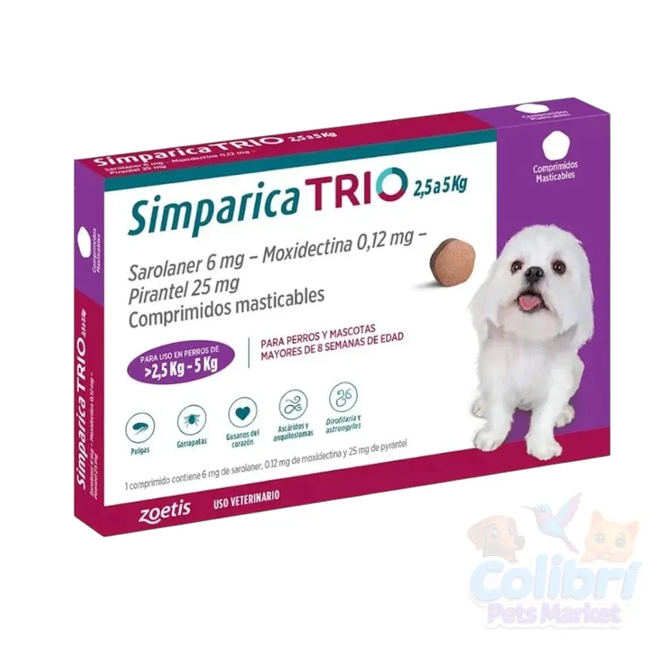 Simparica TRÍO 3 comprimidos 3
