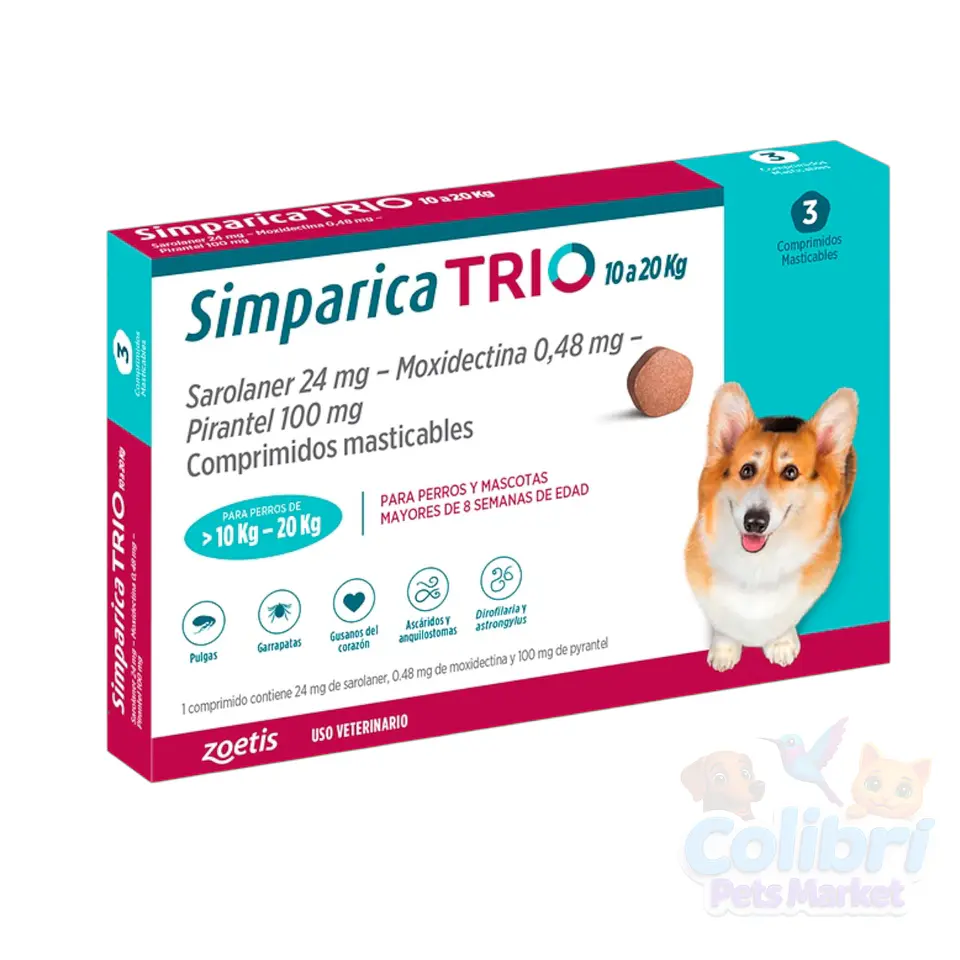 Simparica TRÍO 3 comprimidos 5