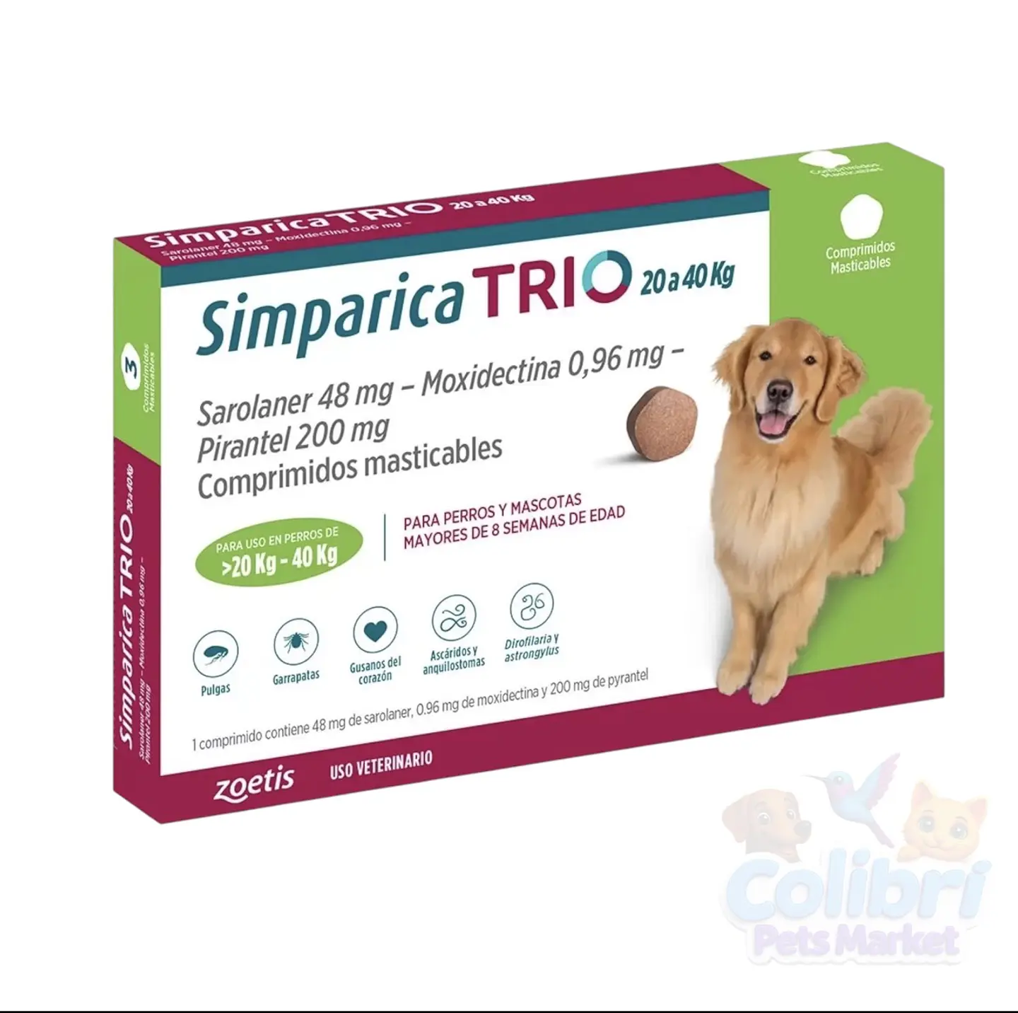 Simparica TRÍO 3 comprimidos 6