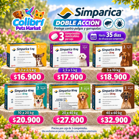 Simparica 3 comprimidos 
