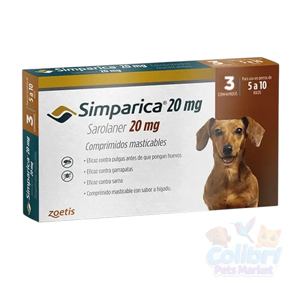 Simparica 3 comprimidos  5