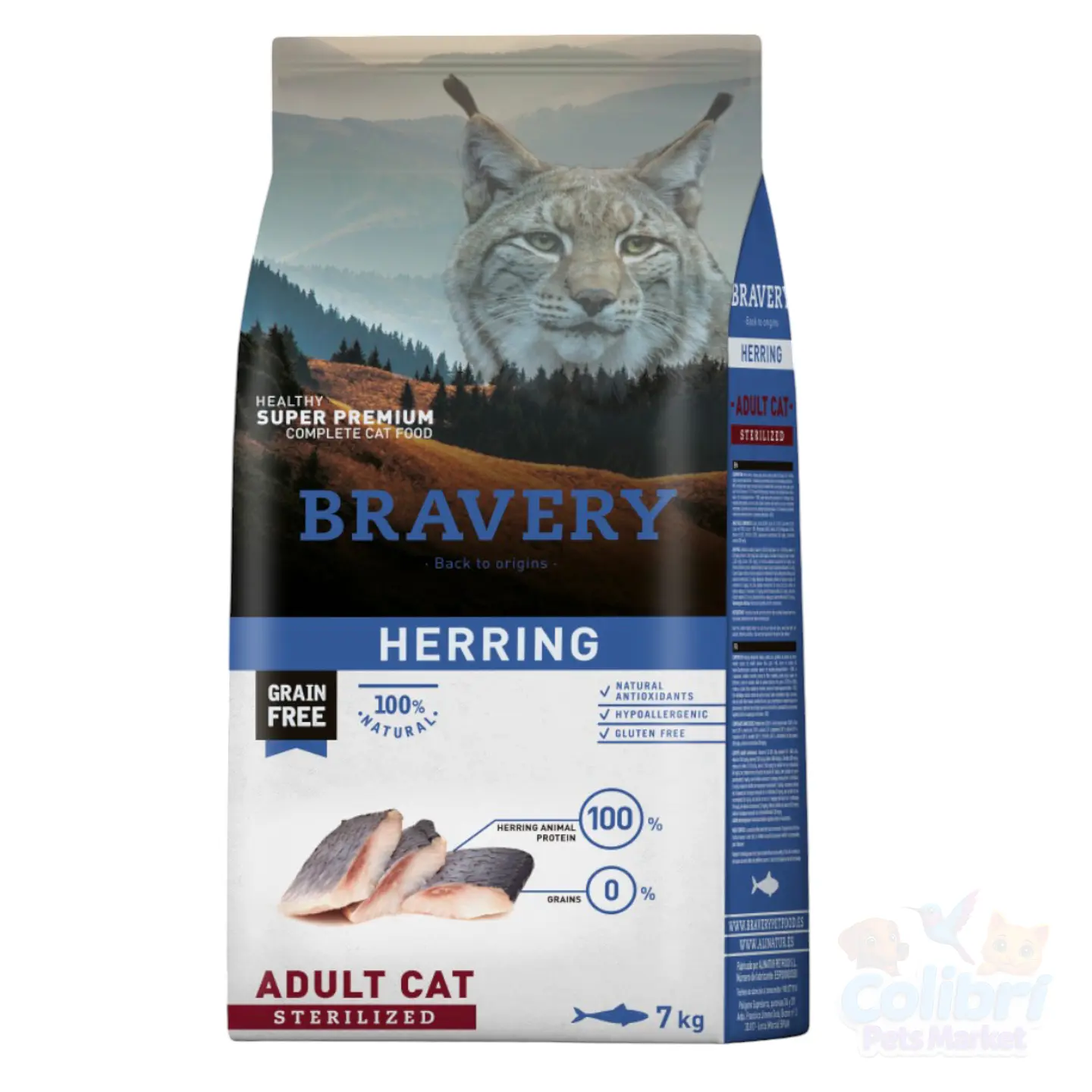Bravery gato esterilizado - Herring 7kg 1