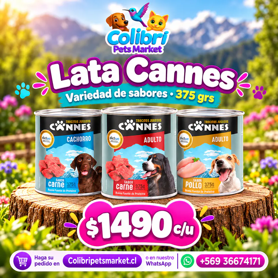 Lata Cannes 375grs 1
