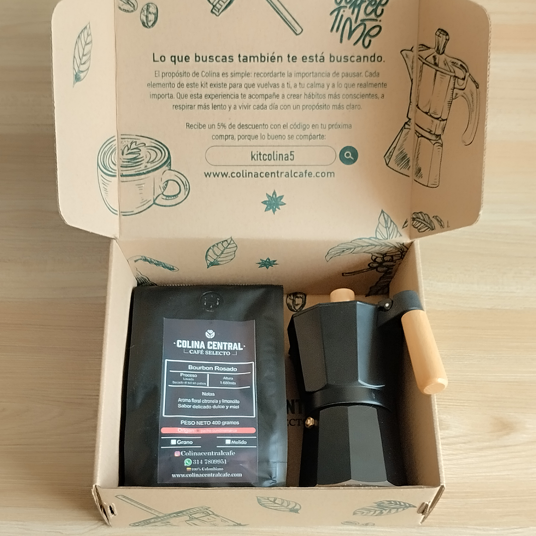 Kit Intensidad de Montaña - cafe bourbon rosado 1