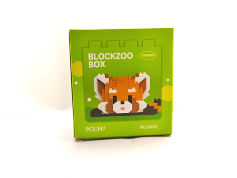 BLOCKZOO BOX - PANDA ROJO