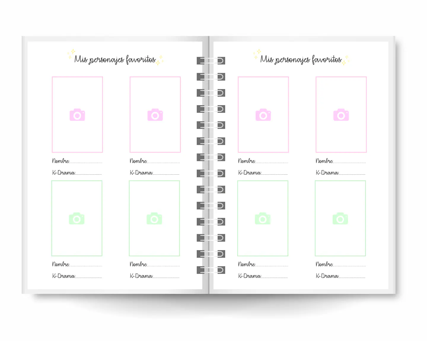 Mini Álbum de K-Dramas Rosa 4