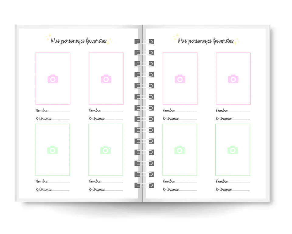 Mini Álbum de K-Dramas Rosa 4