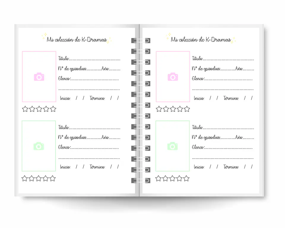 Mini Álbum de K-Dramas Rosa 3