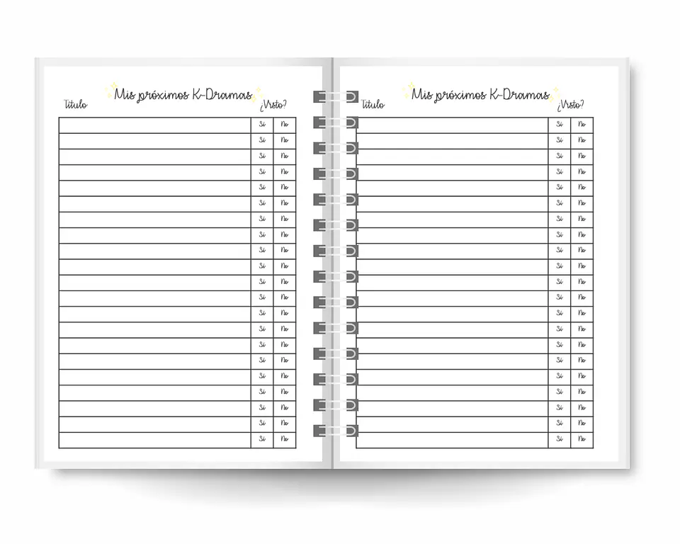 Mini Álbum de K-Dramas Rosa 2