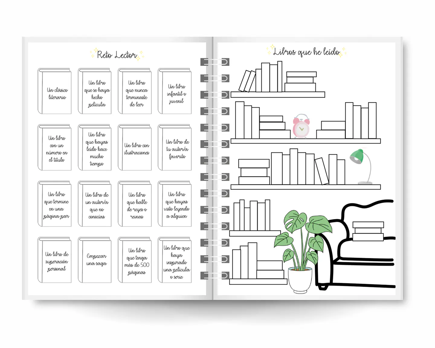 Mini Álbum de Lecturas Niña 3