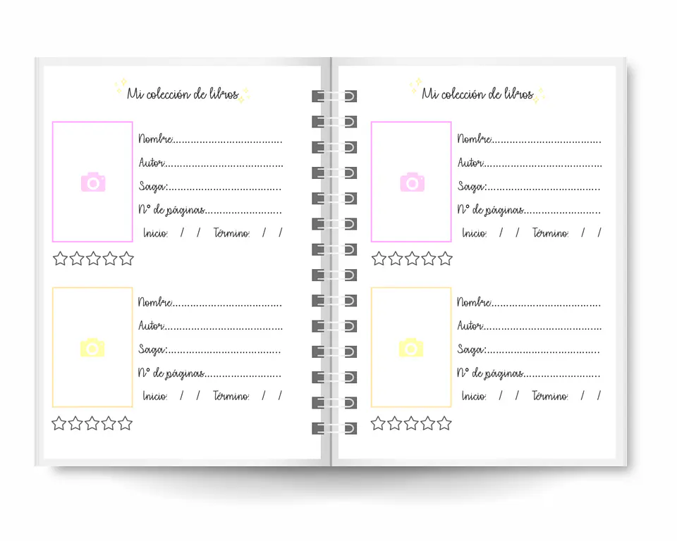 Mini Álbum de Lecturas Niña 4