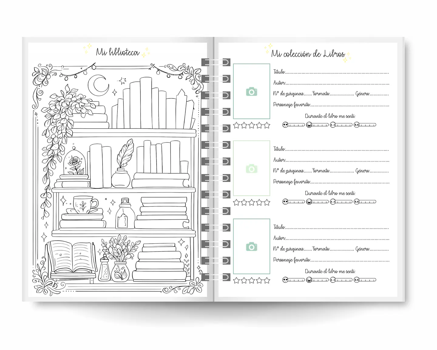 Álbum de Lecturas Edición Especial Verde (SIN ELÁSTICO) 3