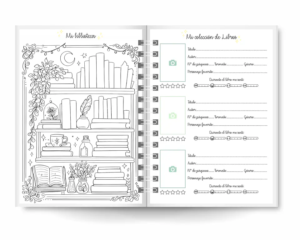 Álbum de Lecturas Edición Especial Verde (SIN ELÁSTICO) 3