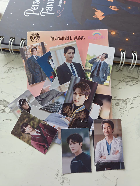 Set de 50 Stickers de Personajes de K-Dramas PERSONALIZADOS