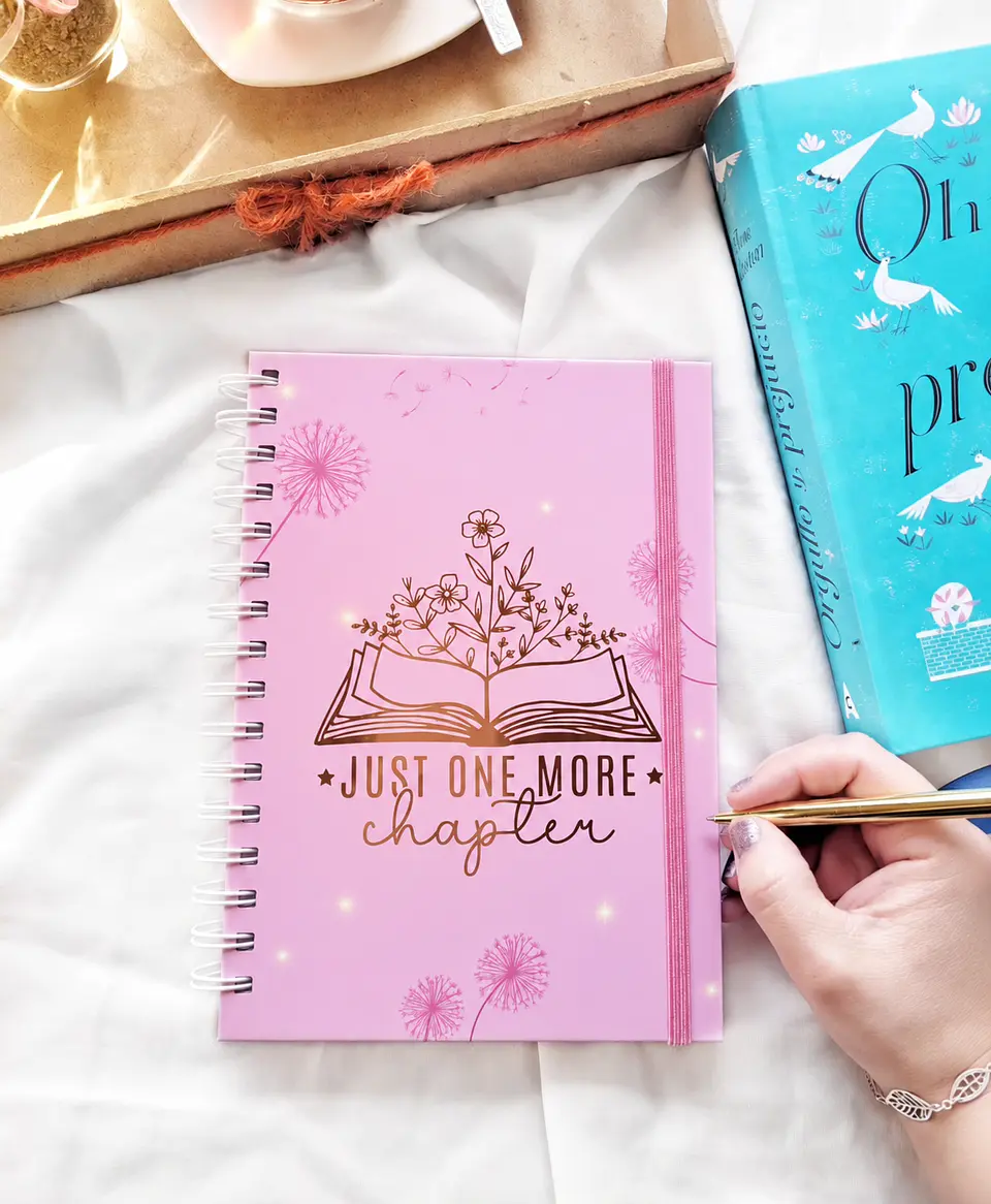 Reading Journal Rosado 1