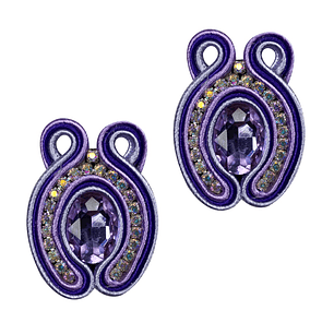 Aros verde escarchado