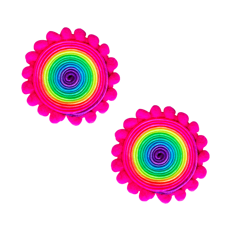 Aros circulo multicolor 1