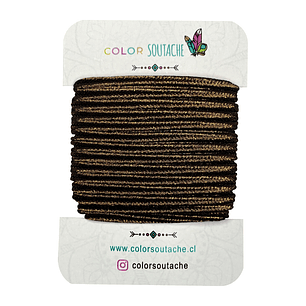 Cordón Café Metalizado