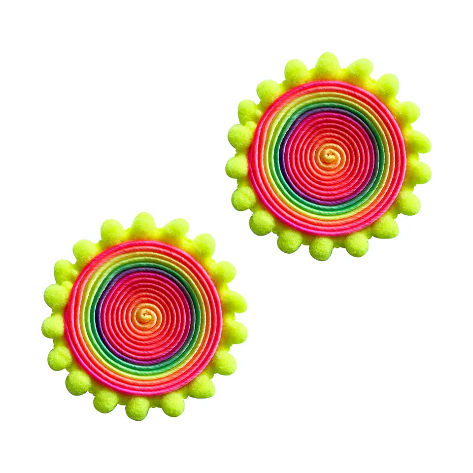 Aros circulo multicolor 2