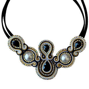 Collar Negro Perla