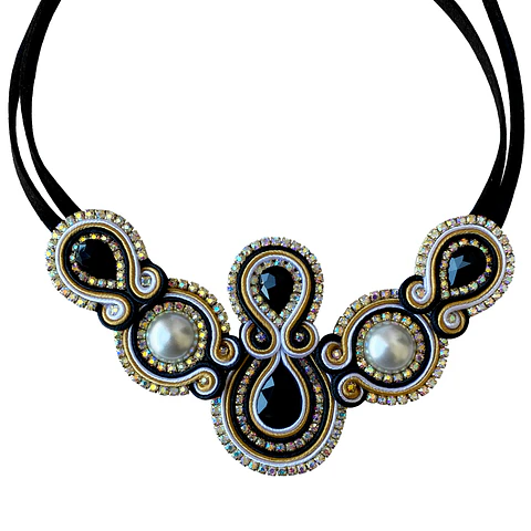 Collar Negro Perla
