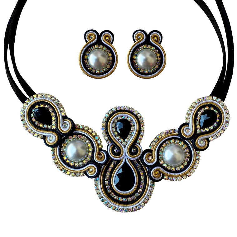 Collar Negro Perla 2