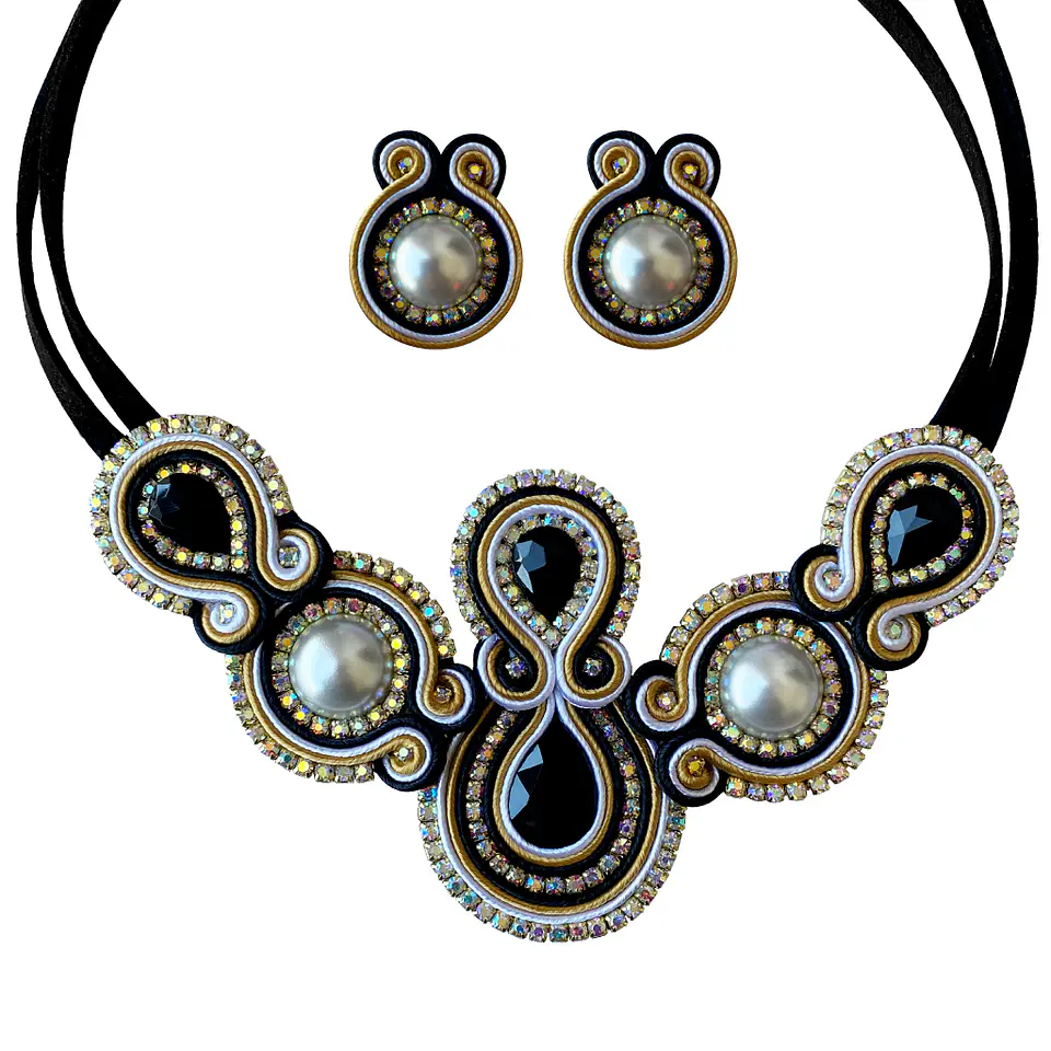 Collar Negro Perla 2