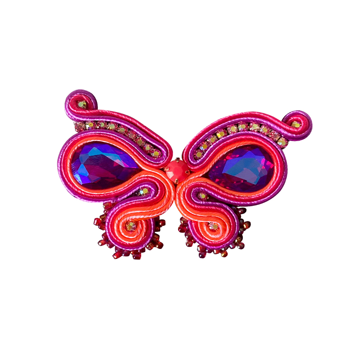 Pinza Soutache Fucsia 1