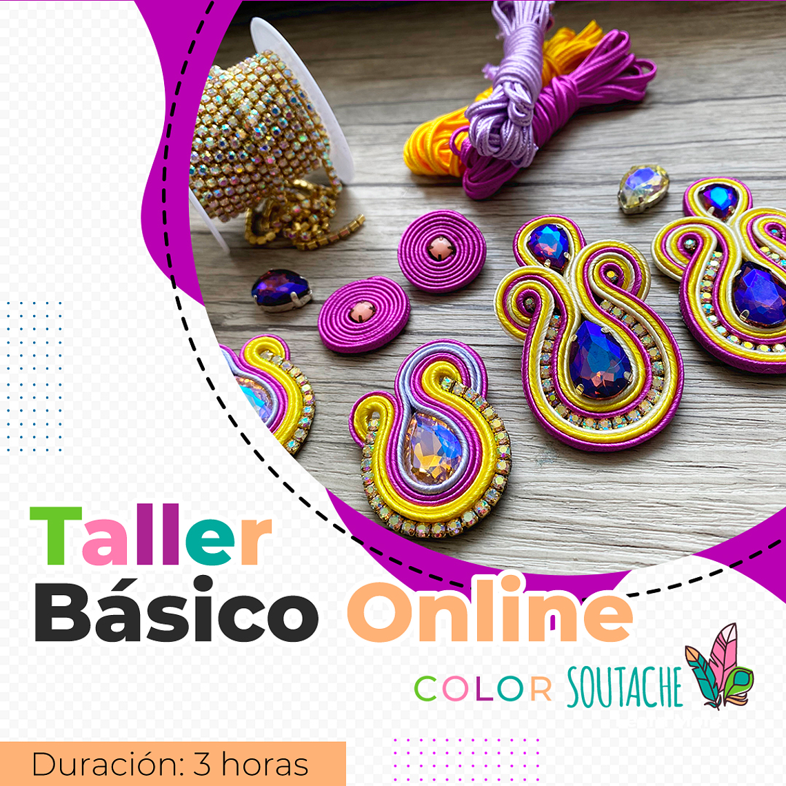 Taller Básico de Soutache (Online) 1